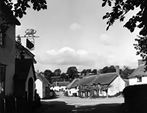 Broadhembury, East Devon - A Vintage Print of the Village
