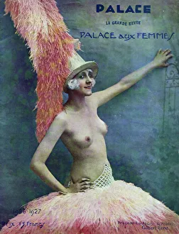 Brochure cover for Palace Aux Femmes, Palace Theatre Brochure cover for Palace Aux Femmes, Palace Theatre