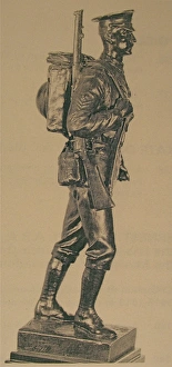 Bronze Statuette - Sgt Grenadier Guards in Marching Order Bronze Statuette - Sgt Grenadier Guards in Marching Order