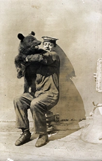Bruno the Bear, HMS Marlborough battleship mascot Bruno the Bear, HMS Marlborough battleship mascot