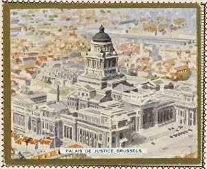 European Capital City Views Prints: Brussels from the Air