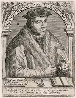 Sir Thomas More Portrait Prints: More - De Bry