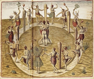 BRY, Theodor de (1528-1598). Ritual friendship dance BRY, Theodor de (1528-1598). Ritual friendship dance