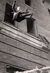 Training from a Tower, CCCF Print circa 1942