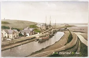 Bude Canal and Harbour Print 1900