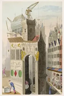 Historical Building Designs Prints: Building Construction