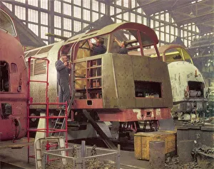 Building Diesel Locomotives in Swindon Building Diesel Locomotives in Swindon