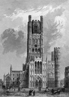 Historical Places In England Prints: Building / Ely Cathedral