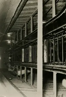 London Underground Construction Prints: Building Escalators