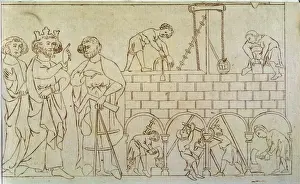 Print of the Abbey of Saint Albans, built by Offa's command