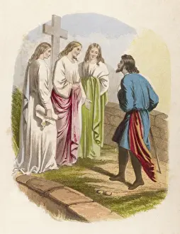 17th Century Art Prints: Bunyan / At the Cross