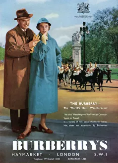 Burberrys Coronation advertisement, 1953 Burberrys Coronation advertisement, 1953