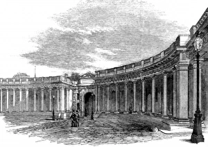 Burlington House Colonnade, London, 1855 Burlington House Colonnade, London, 1855