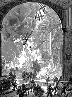 The Burning of the Alexandra Palace, 1873 The Burning of the Alexandra Palace, 1873