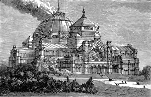 The Burning of the Alexandra Palace, 1873 The Burning of the Alexandra Palace, 1873