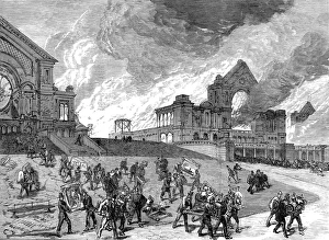 The Burning of the Alexandra Palace, London, 1873 The Burning of the Alexandra Palace, London, 1873
