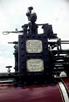 Steam Powered Transportation Prints: Burrell compound steam engine