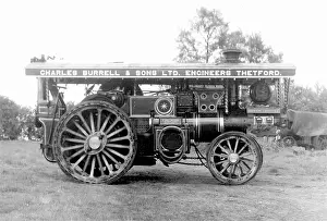 Steam Powered Transportation Prints: Burrell General Purpose Engine Diamond Queen