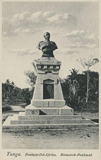 Bust of Bismarck in Tanzania, German East Africa Bust of Bismarck in Tanzania, German East Africa