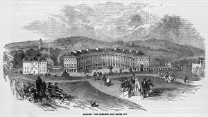 Framed Print : Buxton The Crescent Print Framed Print : Buxton The Crescent Print