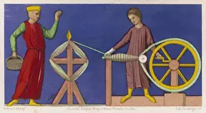 C14 Spinning Wool Print at Amiens