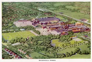 Cadbury's Bournville Works and Workers Homes Print