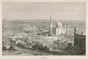 Middle East Cities Prints: Cairo General View
