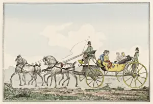Caleche Print 1820s