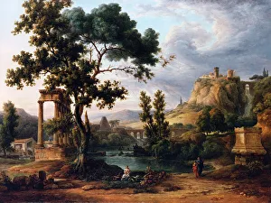 Capriccio Landscape, by Jean Victor Bertin Capriccio Landscape, by Jean Victor Bertin