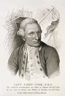 Maritime History Art Prints: Captain Cook / Darton