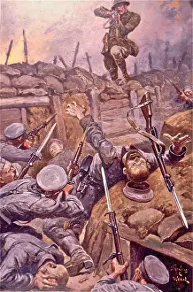 Captain E.N. Frankland Bell, V.C. Print - 1st July 1916