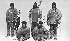 Captain Scott and his men at the South Pole, 1912 Captain Scott and his men at the South Pole, 1912