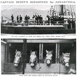 Captain Scotts Departure for Antarctica Captain Scotts Departure for Antarctica