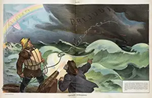 Theodore Roosevelt Cartoon Prints: Captains courageous