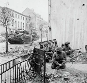 Capture of Kleve, men of 2nd Battalion Gordon Highlanders Capture of Kleve, men of 2nd Battalion Gordon Highlanders