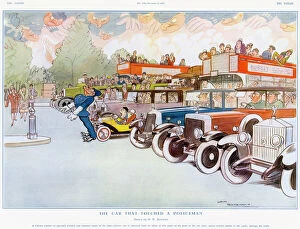 Accident Collection: The Car That Touched a Policeman by H. M. Bateman