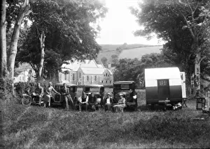 Cushendall Caravan Print, Northern Ireland circa early 1900s