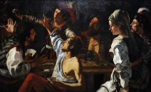 Card and Backgammon. Fight over Cards, 1620-1630, by Theodoo Card and Backgammon. Fight over Cards, 1620-1630, by Theodoo