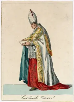 Cardinal Bishop Print