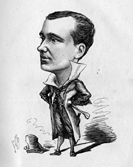 Caricature of H Monkhouse, actor and comedian Caricature of H Monkhouse, actor and comedian