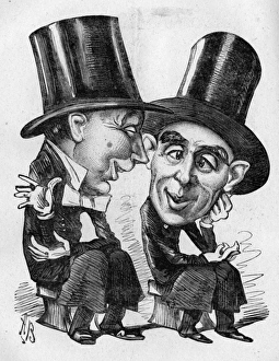 Caricature of James Fawn and Arthur Roberts Caricature of James Fawn and Arthur Roberts