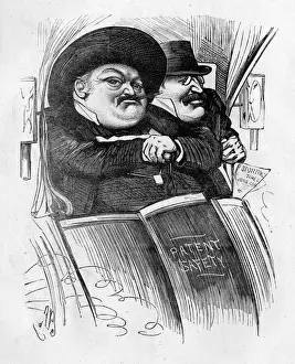Victorian Era Transport Prints: Caricature of John Corlett of The Sporting Times