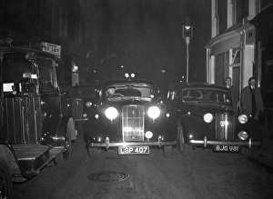 Cars blocking Lisle Street, London WC2 Cars blocking Lisle Street, London WC2