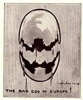 Cartoon, The Bad Egg of Europe! by Victor Hicks Cartoon, The Bad Egg of Europe! by Victor Hicks