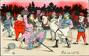 Cartoon impression of the Russo-Japanese War 3 of 5 Cartoon impression of the Russo-Japanese War 3 of 5