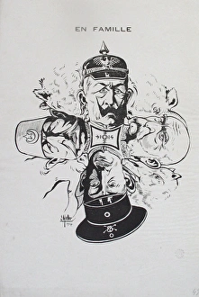 Cartoon showing the Leaders of the Central Powers Cartoon showing the Leaders of the Central Powers
