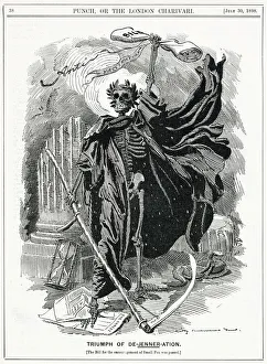 Cartoon, Triumph of De-Jenner-Action 1898 Cartoon, Triumph of De-Jenner-Action 1898