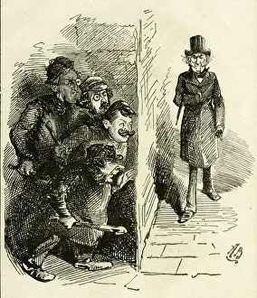Victorian Politics Cartoon Prints: Cartoon, Next Weeks Bashers, W E Gladstone