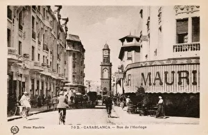 Casablanca, Morocco - Clocktower Road (Rue de l'Horloge) Casablanca, Morocco - Clocktower Road (Rue de l'Horloge)
