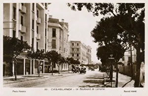 Casablanca, Morocco - Le Boulevard de Lorraine Casablanca, Morocco - Le Boulevard de Lorraine